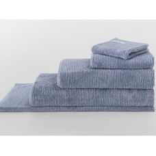 Sheridan Hygro Living Textures Orient Blue Towels and Mat